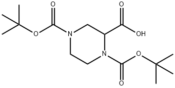 1,4-雙BOC-2-哌嗪甲酸